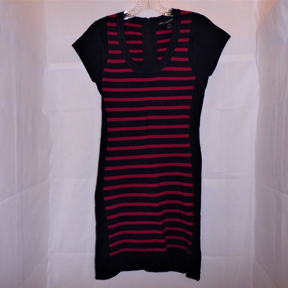 Sexy Body-Con Scoop Neck Knit Dress